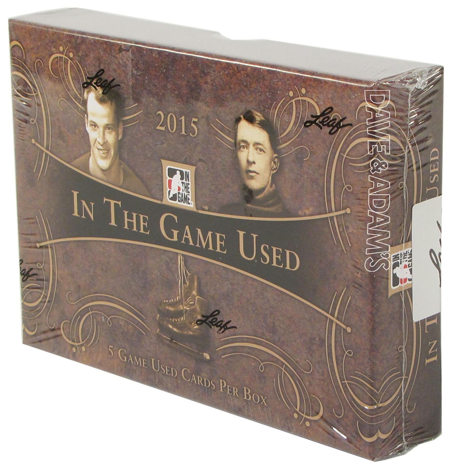 2015/16 Leaf In The Game Used Hockey Hobby Box DA Card World
