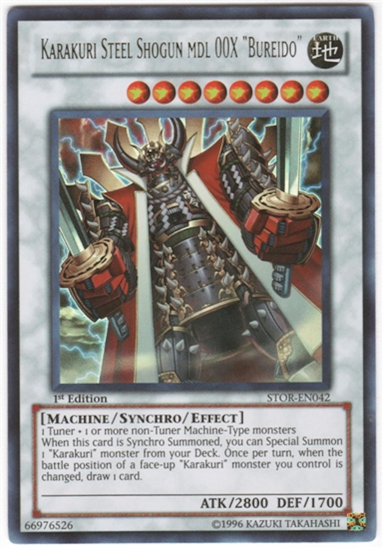 Yu-Gi-Oh Storm of Ragnarok Single Karakuri Steel Shogun mdl 00X