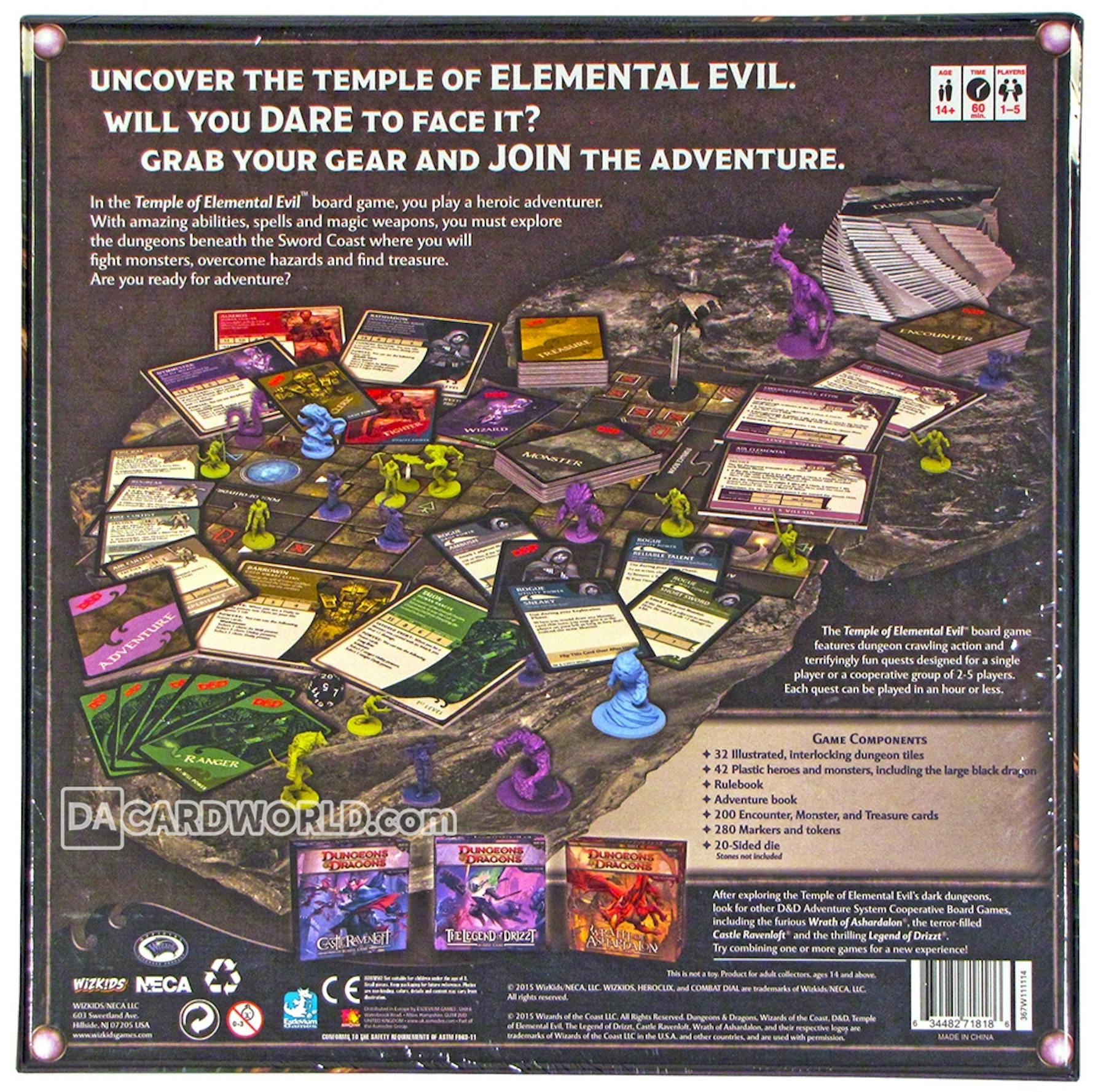 Dungeons Dragons Temple Of Elemental Evil Board Game WOTC Dungeons Dragons Temple Of Elemental Evil Board Game WOTC