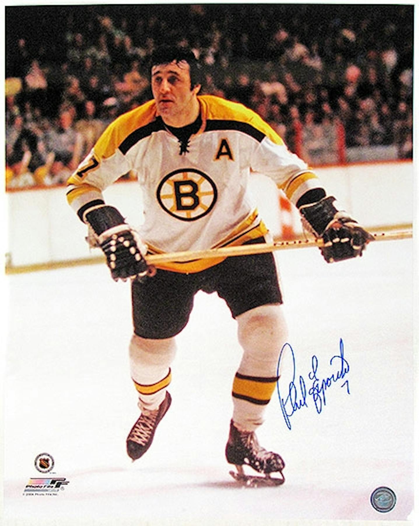 Phil Esposito Autographed Boston Bruins 16x20 Hockey Photo Da Card World